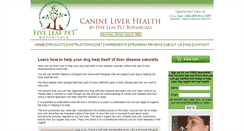 Desktop Screenshot of canineliverhealth.org