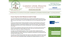 Desktop Screenshot of canineliverhealth.com