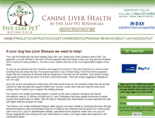 Tablet Screenshot of canineliverhealth.com